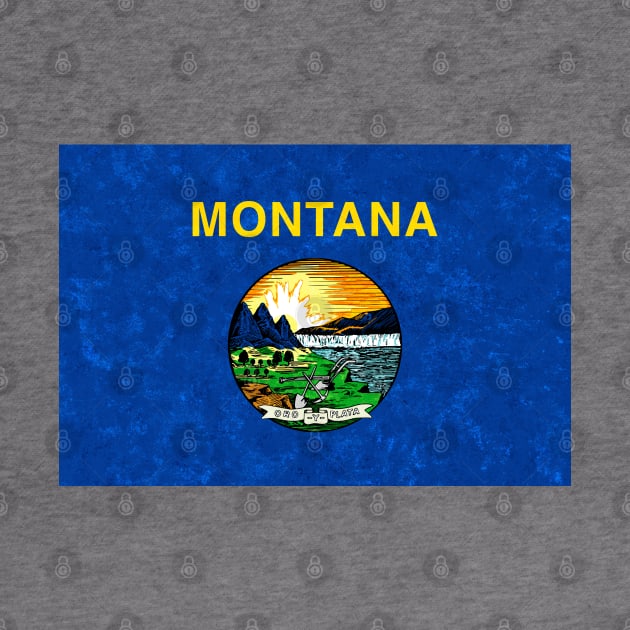 State flag of Montana by Enzwell